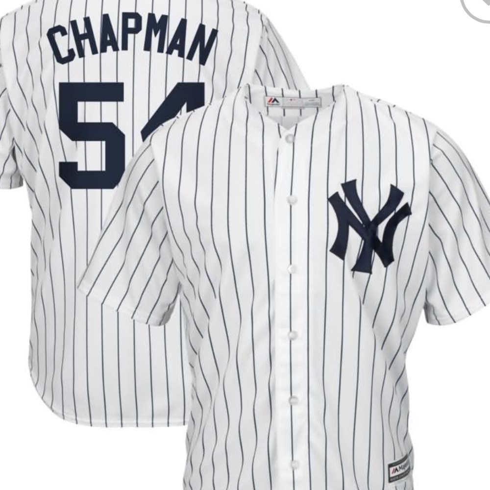 Aroldis Chapman New York Yankees Majestic Cool Base Home Player Jersey – White